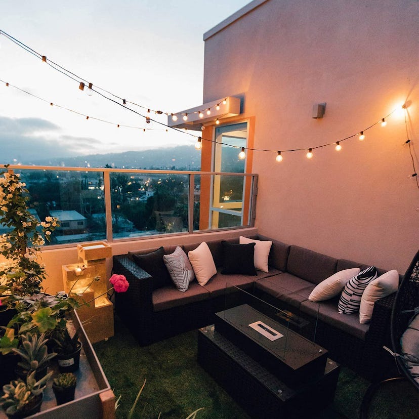 Brightown outdoor string lights are an affordable patio decor find