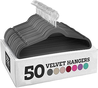 Zober Premium Velvet Hangers (50-Pack)