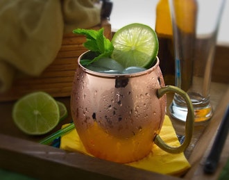 Estilo Handcrafted Copper Moscow Mule Mugs (4-Pack)