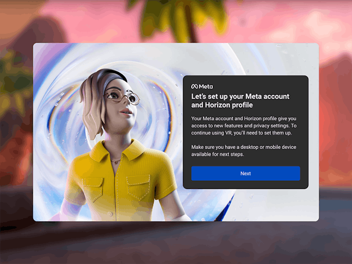 Setting up your Meta Horizon account