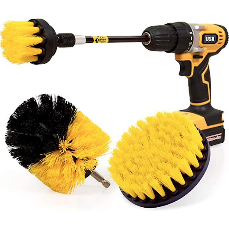 Holikme Power Drill Scrubber Brushes (4-Piece Set)