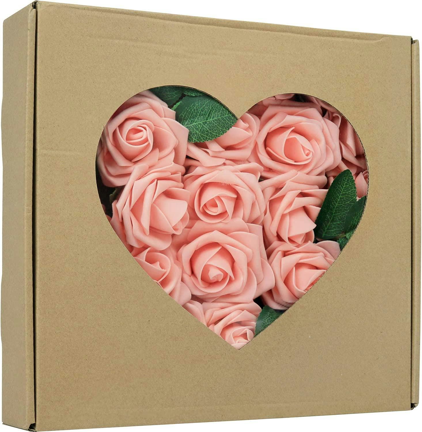 Greenco Artificial Roses (25-Pieces)