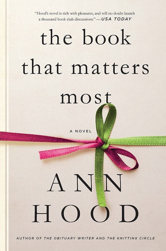 ‘The Book That Matters Most’ by Ann Hood