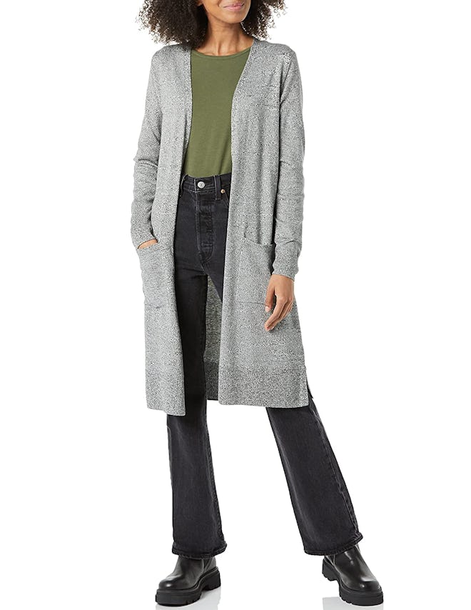 Amazon Essentials Lightweight Long Cardigan Sweater 