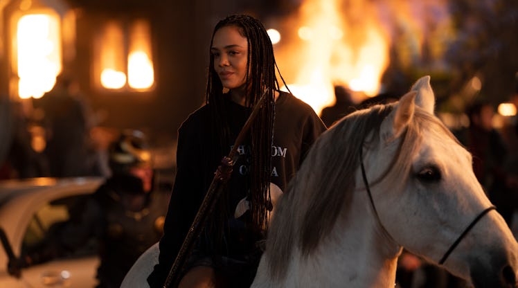 Tessa Thompson as Valkyrie in Marvel’s Thor: Love and Thunder