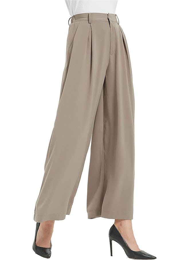 Tronjori High Waist Wide Leg Trousers