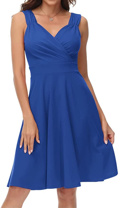 GRACE KARIN Sleeveless A-Line Dress