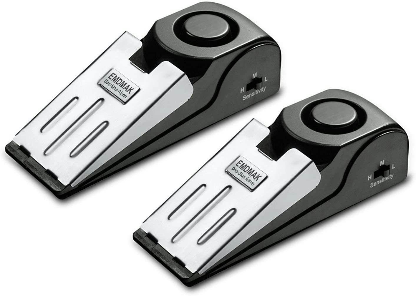 EMDMAK Door Stop Alarm (2-Pack)