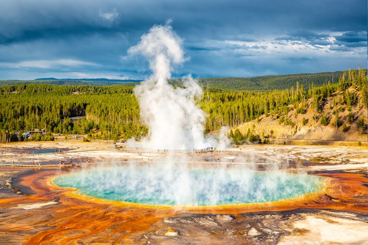 Grand Prismatic Spring at Yellowstone National Park