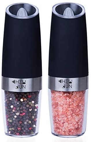 CHEW FUN Electric Salt and Pepper Grinder (2-Piece Set)