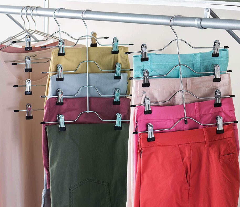 Zober 4-Tier Pants Hangers (3-Pack)
