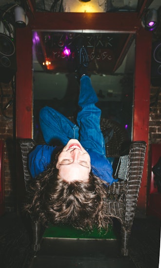 Musician Mikaela Straus known by her name King Princess from above