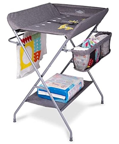 The FIZZEEY portable changing table is a budget-friendly option under $100. 