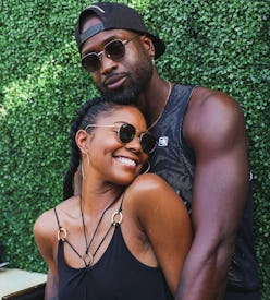 Gabrielle Union and Dwyane Wade braids summer cute