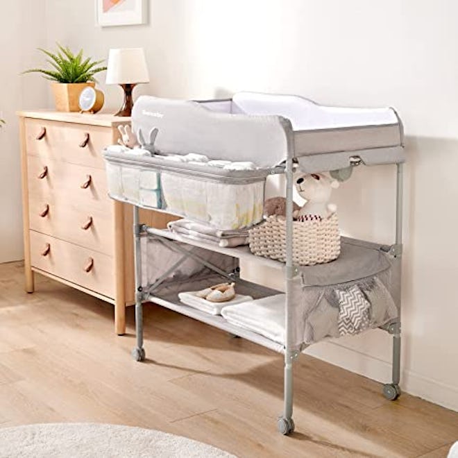 Sweeby makes the overall best portable changing table.