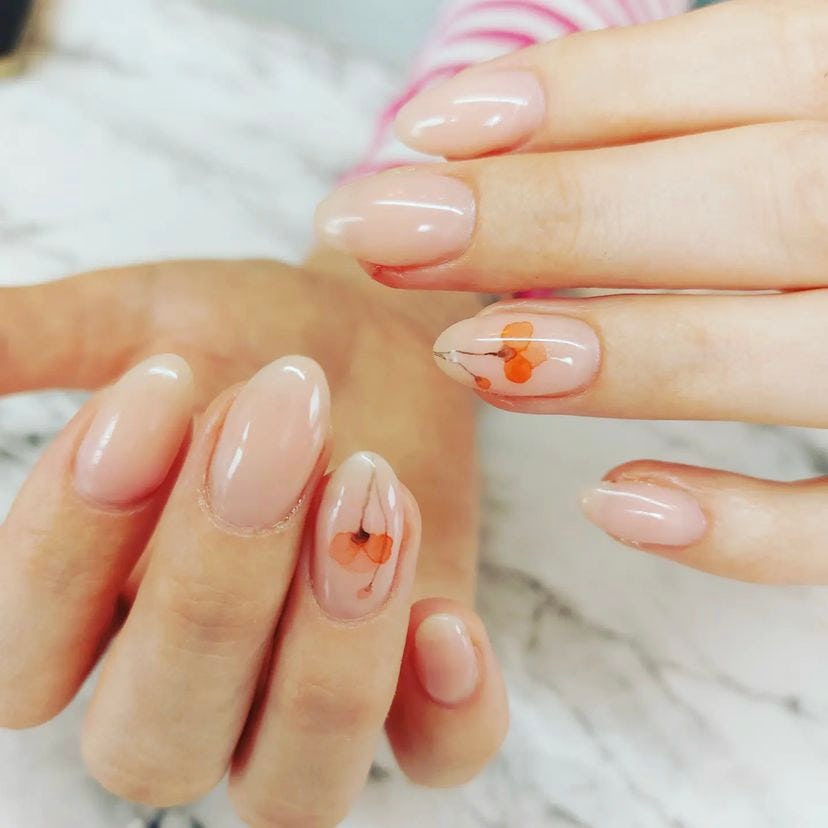 Floral Watercolor Nail Magic