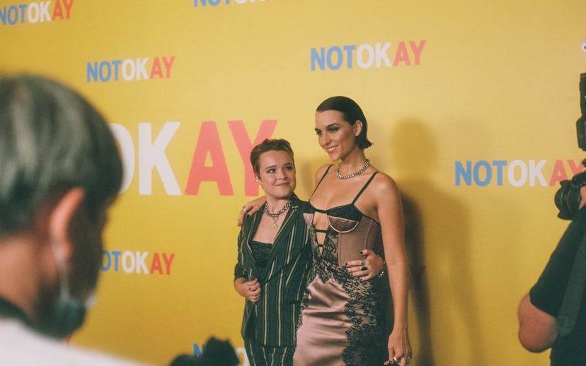 Quinn Shephard at the premiere of 'Not Okay'