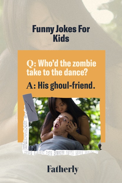 给孩子们的搞笑笑话:僵尸带谁去舞会了?