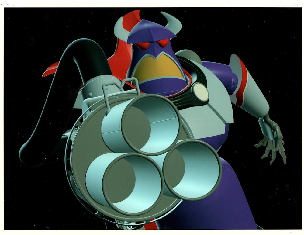 IMAGE An early render of Zurg’s final design — courtesy of Ken Mitchroney.