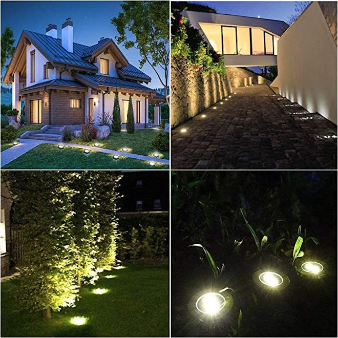 Rayolon Solar Ground Lights (12-Pack)