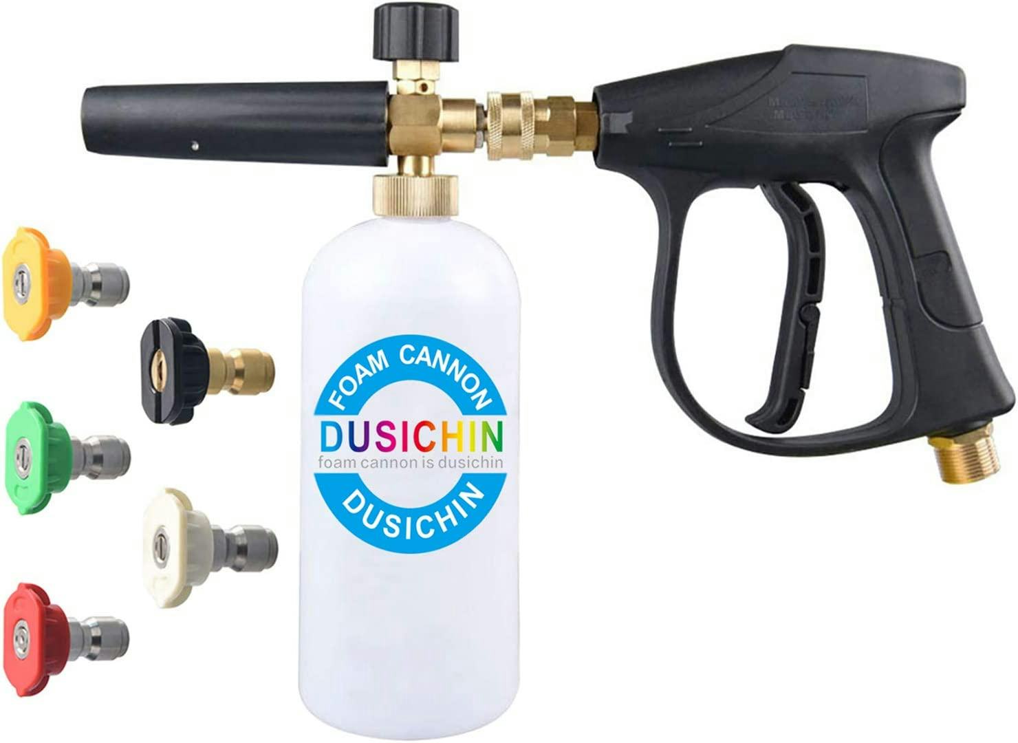 DUSICHIN Foam Cannon Lance Pressure Washer Nozzle (6-Piece)
