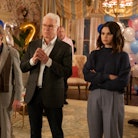 Martin Shiort, Steve Martin and Selena Gomez in Only Murders In The Building Season 2
