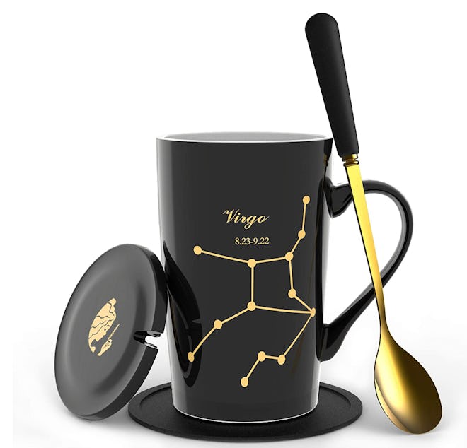 Fullcci 15oz Virgo Ceramic Coffee Mug Set