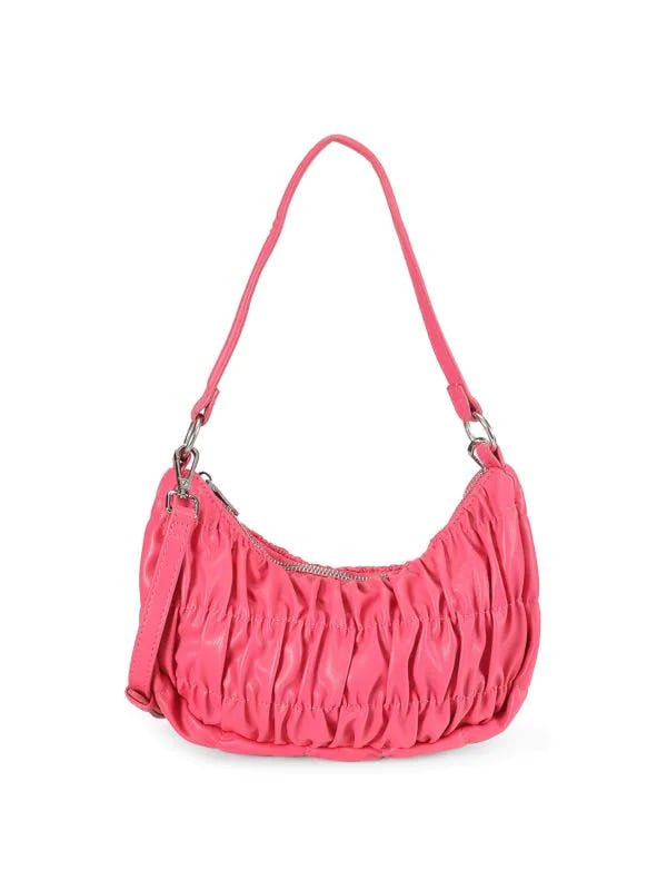 Collection 18 Ruched Two-Way Shoulder Bag