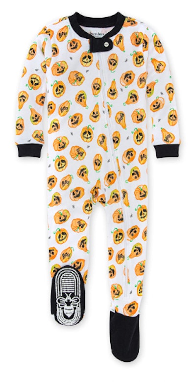 Family Halloween pajamas should include a footie sleeper for the baby.