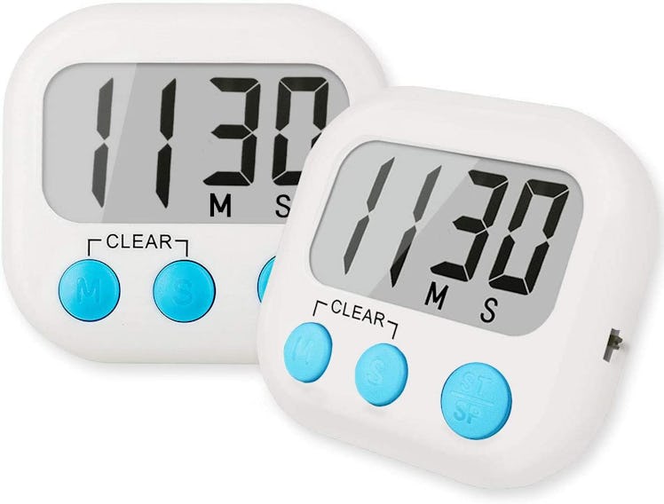 AOUCE Digital Kitchen Timers (2 Pack)