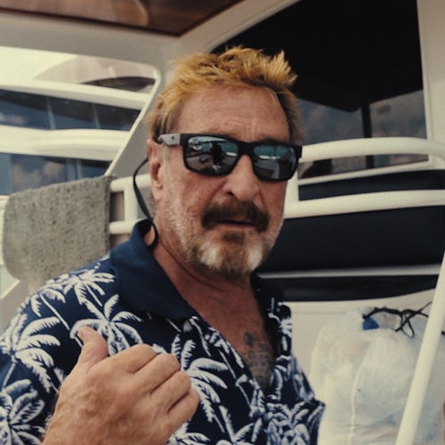 John McAfee in ‘Running with the Devil: The Wild World of John McAfee.'