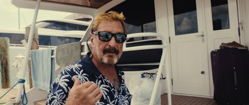 John McAfee in 'Running with the Devil: The Wild World of John McAfee.'