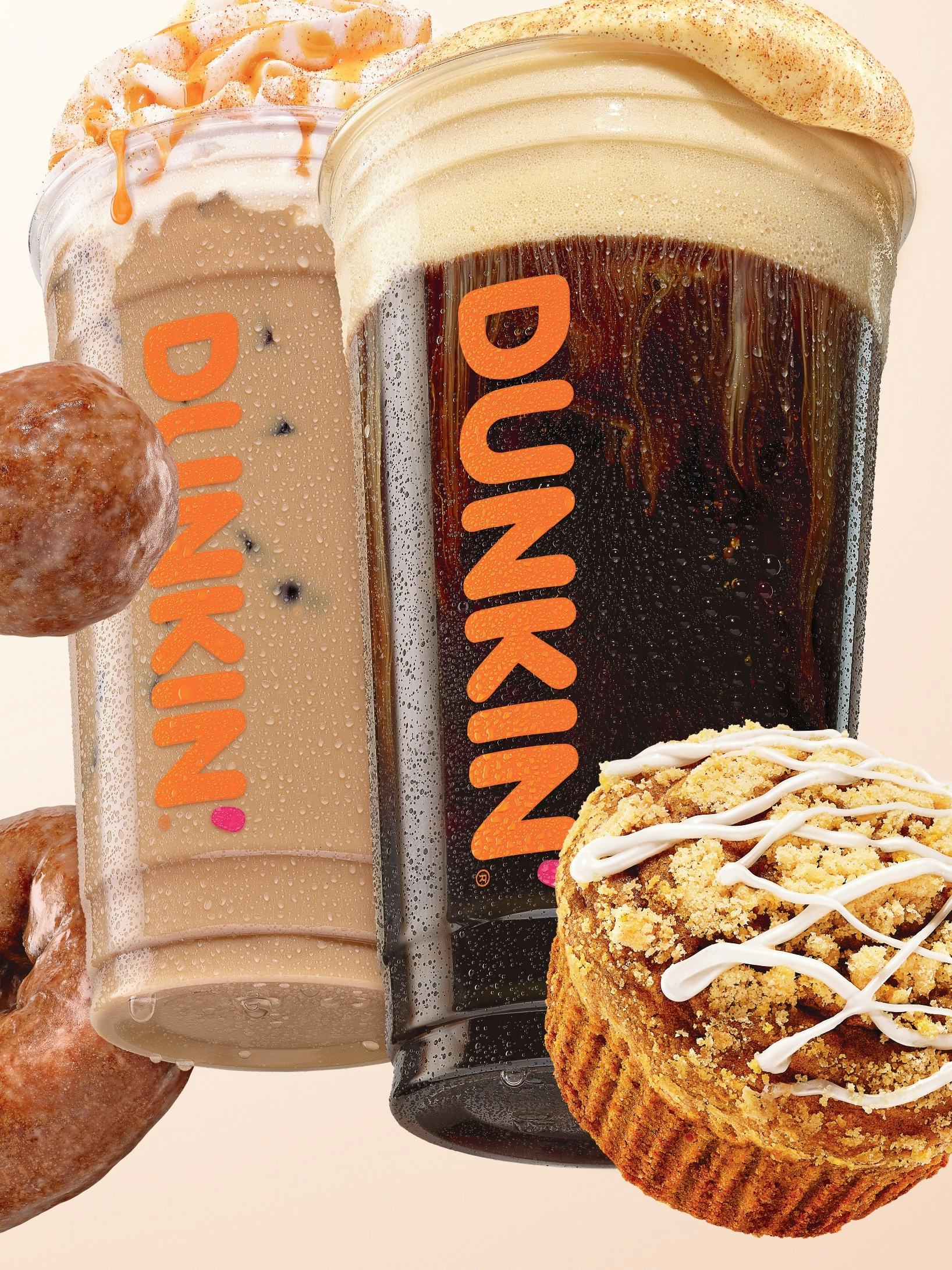 Dunkin's fall 2022 menu includes a new pumpkin coffee and orange refresher.