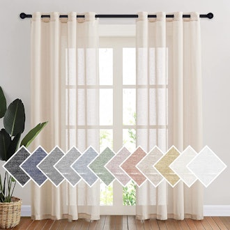 NICETOWN Semi-Sheer Curtains
