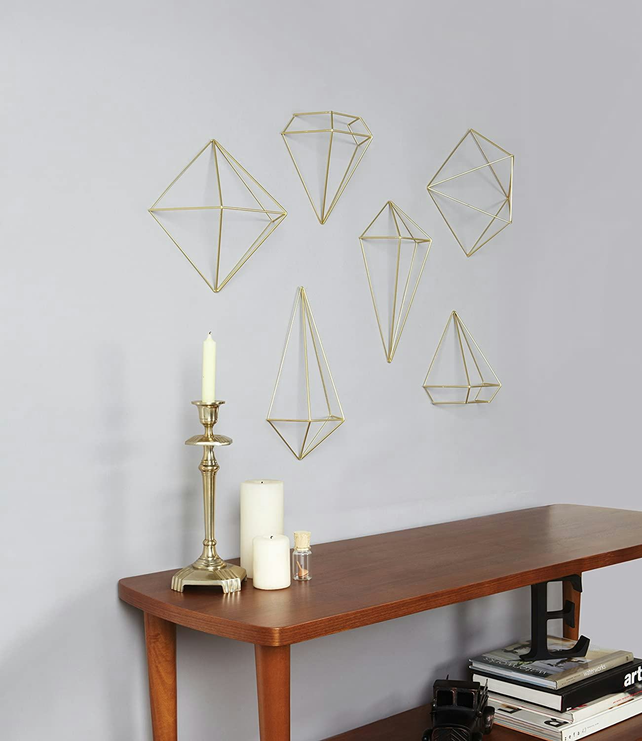 Umbra Prisma Geometric Sculptures (Set of 6)