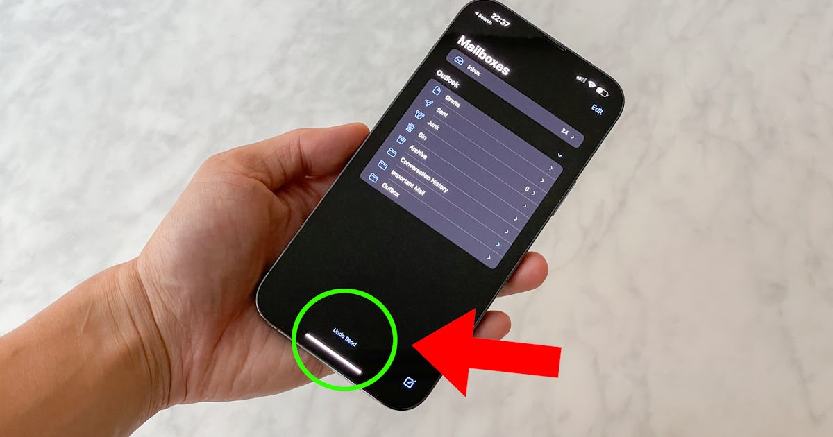 How to unsend an email on iOS 16 and iPadOS 16