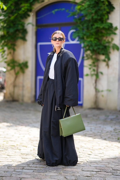 Guests outside Aaron during Spring/Summer 2023 Copenhagen Fashion Week