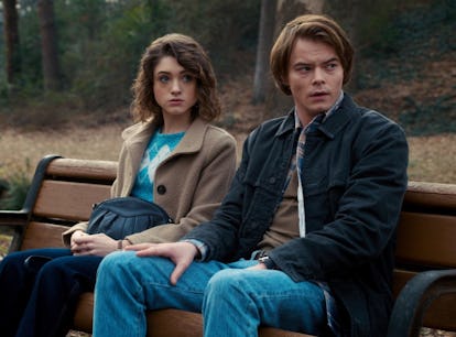 Nancy and Jonathan in Stranger Things