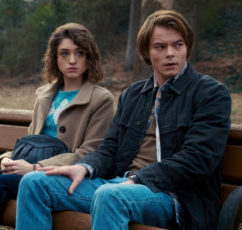 Nancy and Jonathan in Stranger Things
