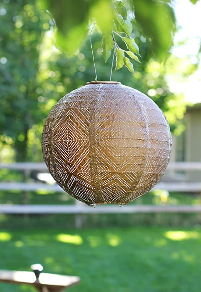 Allsop Soji Stella Market Handmade LED Outdoor Solar Lantern