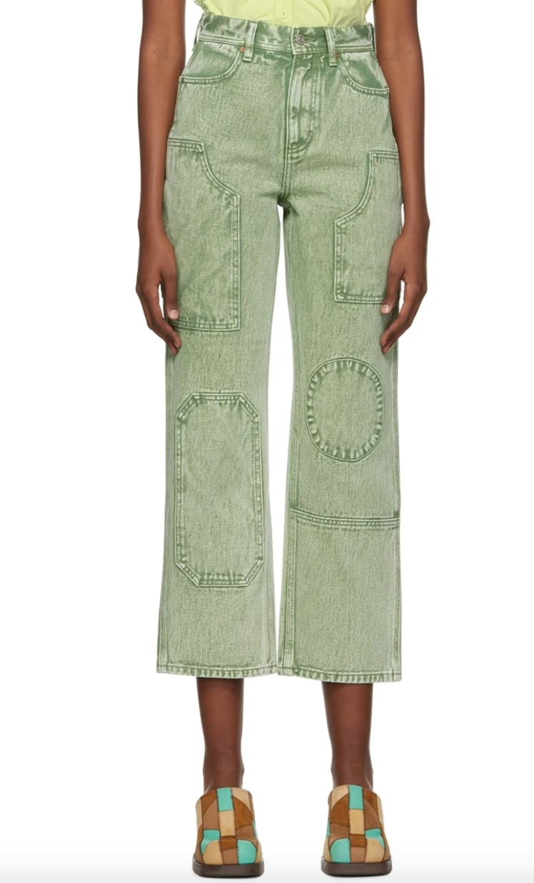 Green Bauhaus Jeans