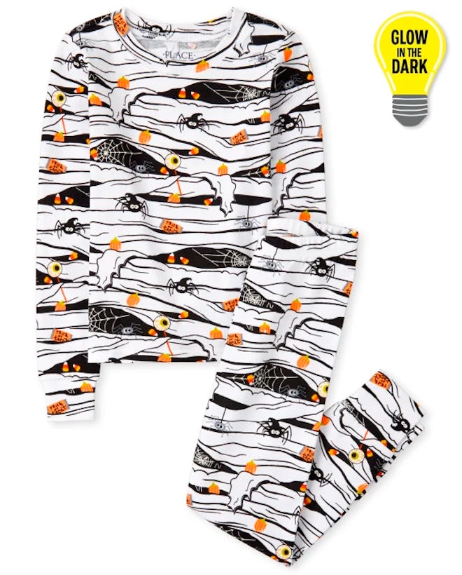 Mummy Halloween pajamas for kids are the right mix of seasonal and spooky.