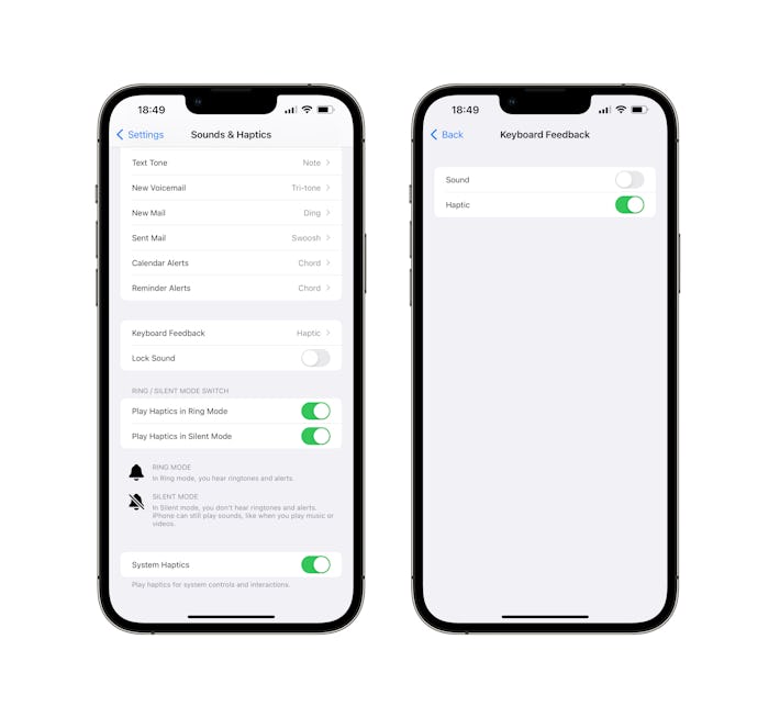 How to make your iPhone keyboard vibrate as you type using iOS 16