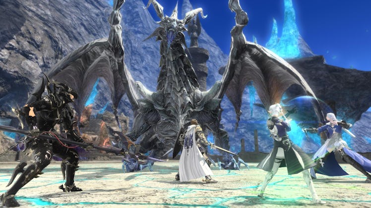 Gameplay of Final Fantasy XIV patch 6.2, showing the main scenario changes for Heavensward 