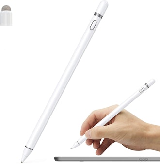 This combo active and passive iPad stylus can be used with or without a battery.