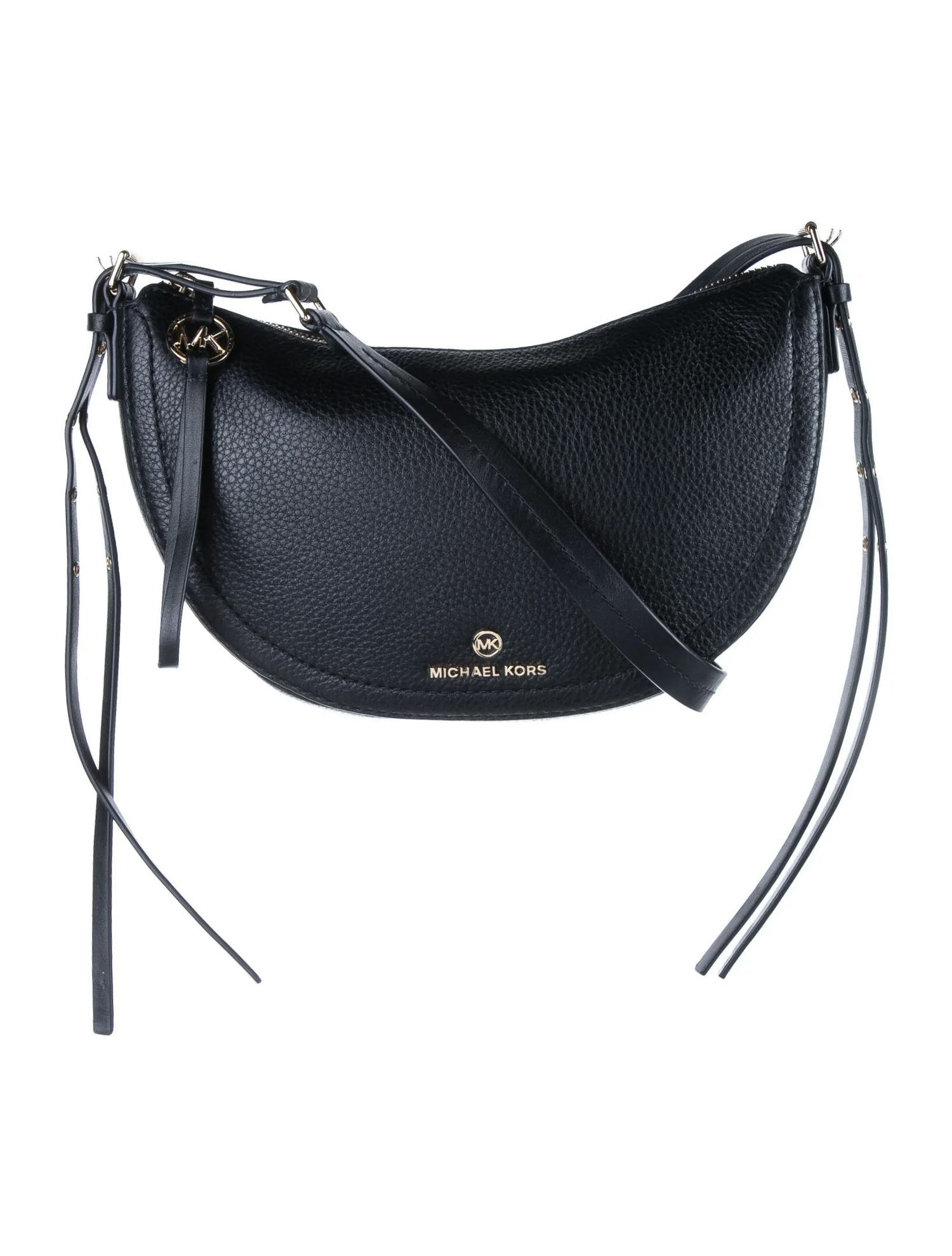 Michael Kors Pebbled Leather Crescent Crossbody Bag