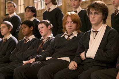 Harry Potter (Daniel Radcliffe) and Ron Weasley (Rupert Grint) in 'The Goblet of Fire.'