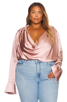 Remi x Revolve, Revolve's first plus-size collection features the Marissa Top
