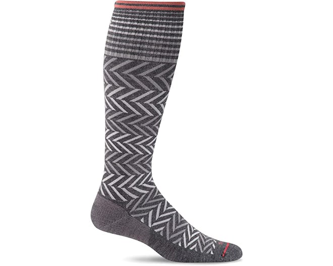 This Sockwell pair is one of the best compression socks for travel with extra-supportive soles.