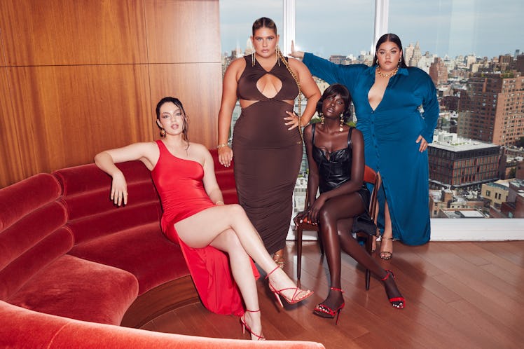 Models, including plus-size models, wear Remi x Revolve